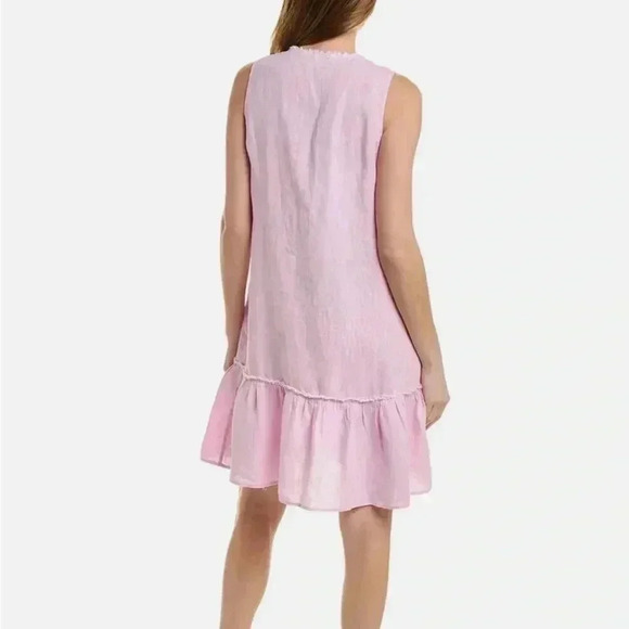 J. McLaughlin Maryann Linen Dress in Peony - Picture 2 of 9